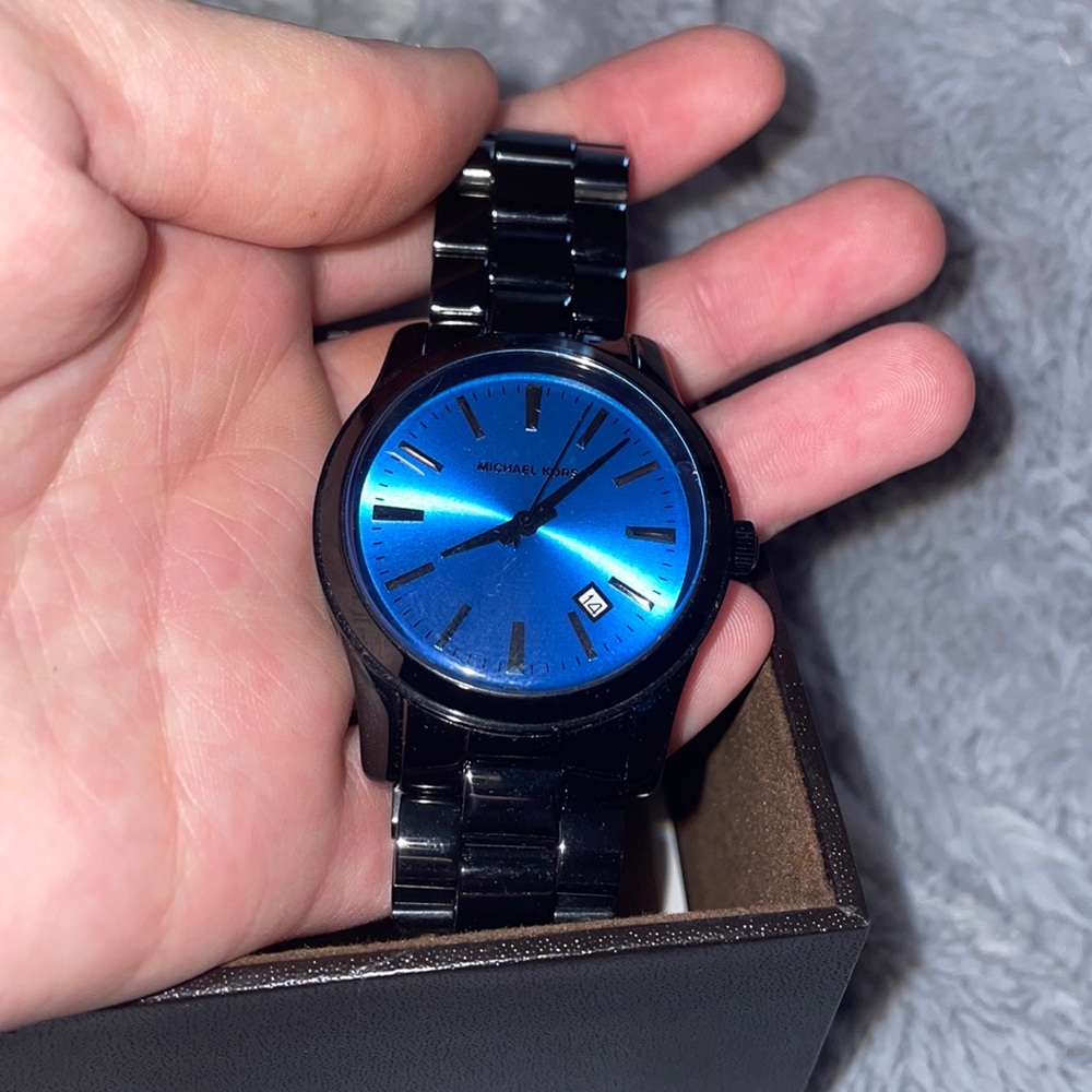 Michael Kors Men’s Watch with Blue Face